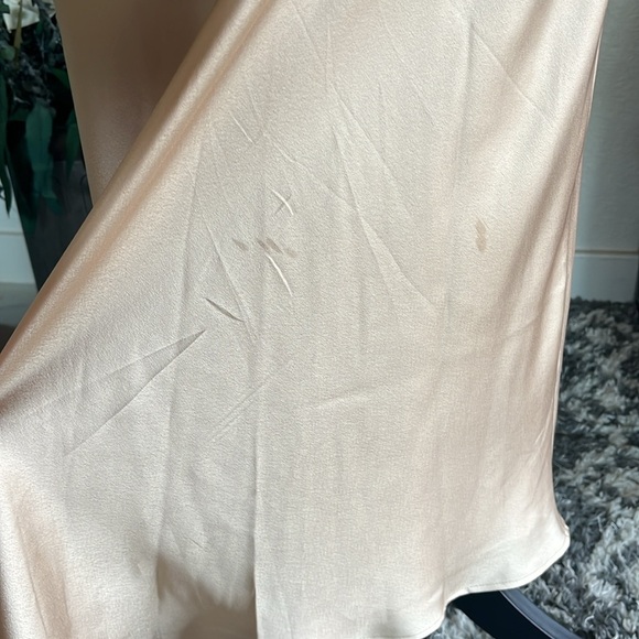 Show Me Your MuMu Tuscany Maxi Slip Dress | Champagne Beige | Size Small - Picture 3 of 6